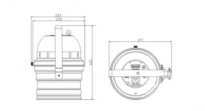 Фото ESTRADA PRO LED PAR 64 188-ВК Светодиодный прожектор типа PAR64