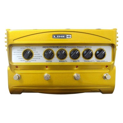 Фото LINE6 DM4 гитарная педаль эффектов, дисторшн, 16 типов эффекта, 18 пресетов