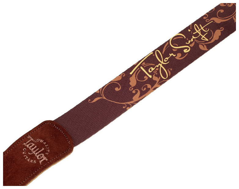 Фото TAYLOR 66000 Taylor Swift Signature Guitar Strap, Brown