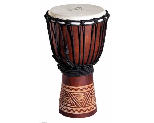 Фото YUKA DJWN08-16BR2 - Джембе с верёвочной настройкой Юка