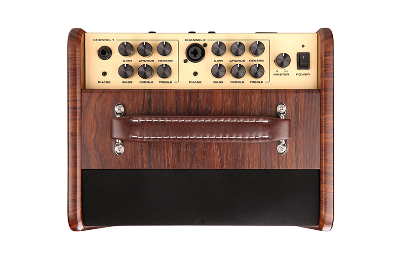 Фото Комбоусилитель для акустической гитары, 50Вт, цифровой Nux Cherub AC50 Stageman