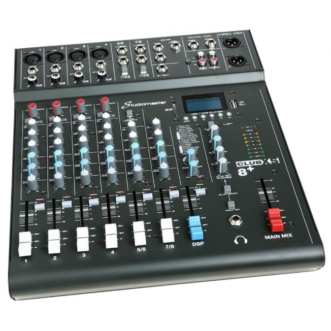 Фото Аналоговый микшер STUDIOMASTER CLUB XS8+