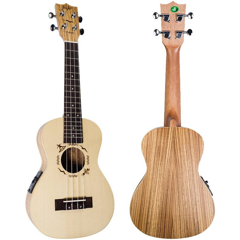 Фото Укулеле концерт FLIGHT DUC525 EQ SP/ZEB