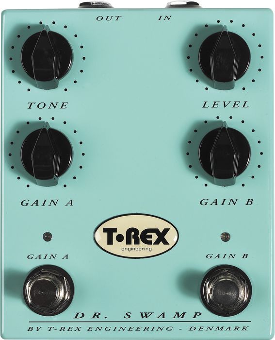 Фото T-Rex Dr. Swamp SALE  Педаль эффектов овердрайв, два раздельных канала.