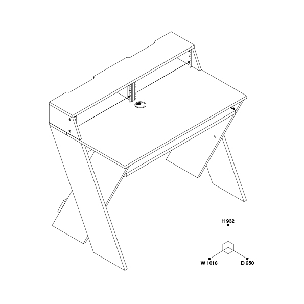 Фото Стол аранжировщика Glorious Sound Desk Compact White