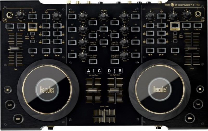Фото DJ пульт Hercules dj console 4-mx Black