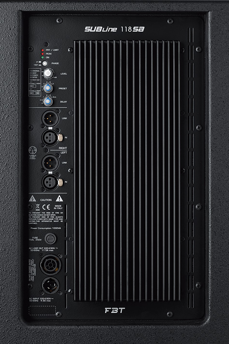 Фото Активный сабвуфер FBT SUBLINE 118SA