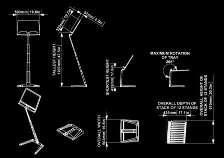Фото Пюпитр Ratstands The Jazz Stand