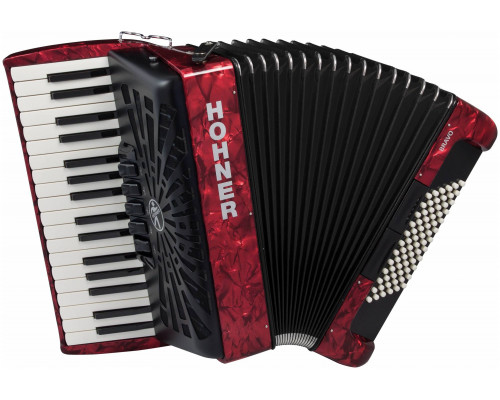 Фото HOHNER Bravo III 72 red - Аккордеон 3/4 Хонер