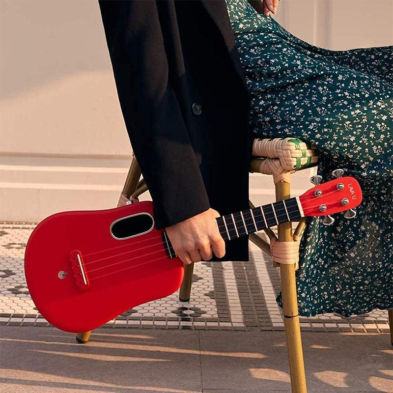 Фото Укулеле трансакустическая Lava ME U 23" FREEBOOST SPARKLE RED