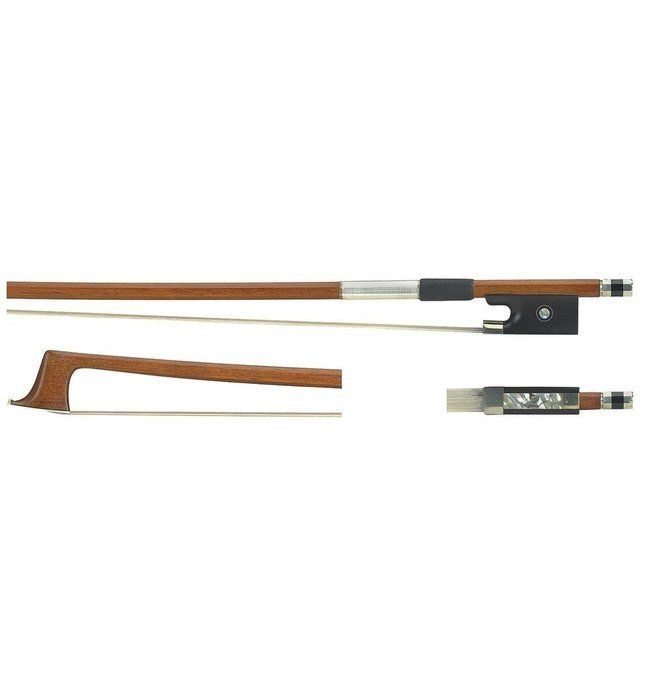 Фото Смычок скрипичный GEWA Violin Bow Brazil Wood Student 4/4, восьмигранная трость
