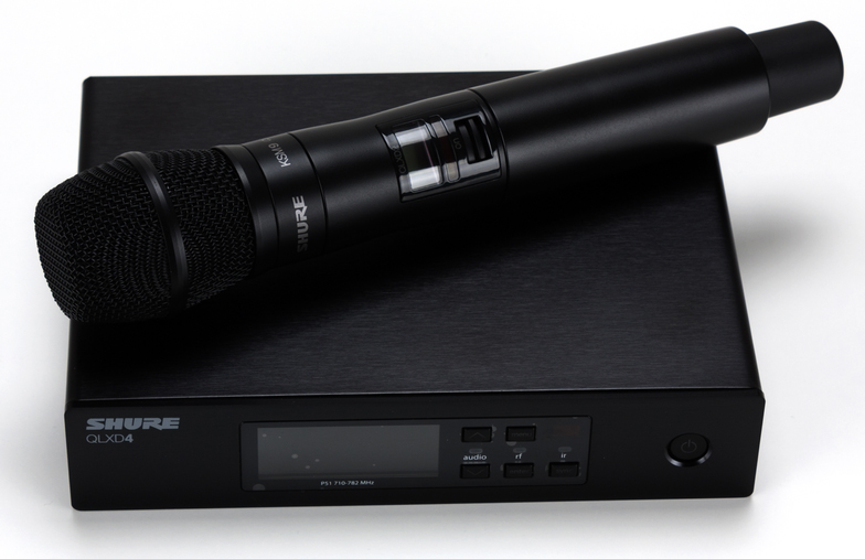 Фото SHURE QLXD24E/KSM9 вокальная радиосистема с ручным передатчиком KSM9