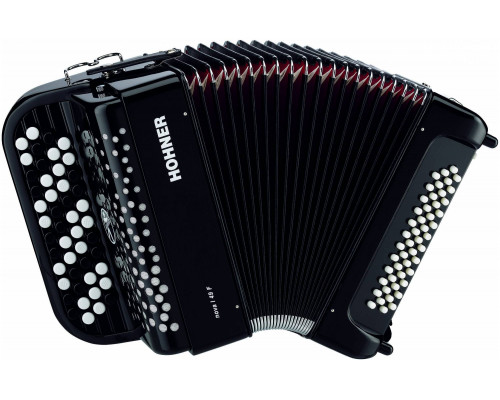 Фото HOHNER Nova I 49 F black (B-Stepped) - Баян Хонер