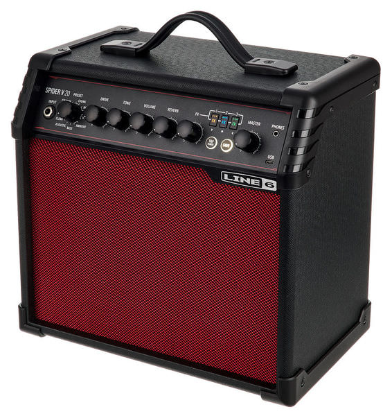 Фото LINE 6 SPIDER V 20 Red Edition