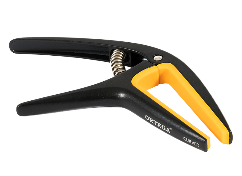 Фото Универсальный каподастр для гитары Ortega TWCAPO-SBK