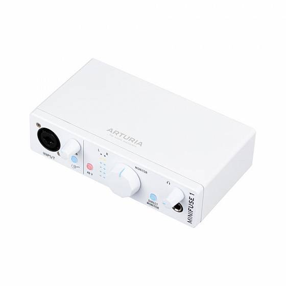 Фото Аудиоинтерфейс Arturia MiniFuse 1 White
