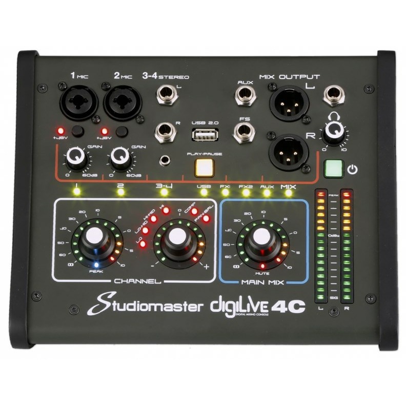 Фото Аналоговый микшер STUDIOMASTER Digilive 4CH