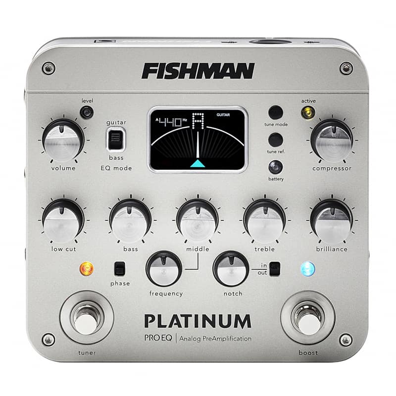 Фото Fishman PRO-PLT-201 Platinum Pro EQ/DI Гитарный предусилитель со встроенным эквалайзером