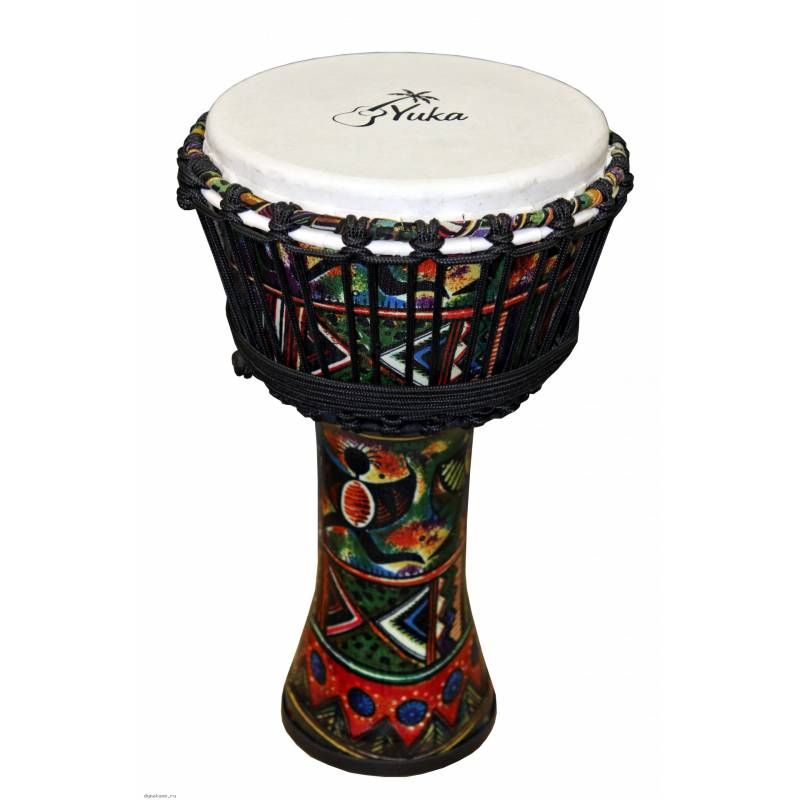 Фото YUKA DJPA08-16 - Джембе с верёвочной настройкой Юка