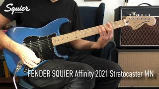 Фото FENDER SQUIER Affinity 2021 Stratocaster MN Olympic White