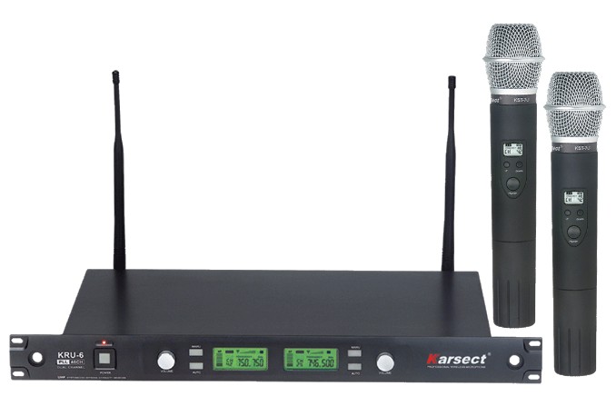 Фото KARSECT KRU6/KST-7U Радиосистема с двумя ручными микрофонами