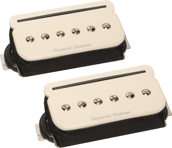 Фото Комплект звукоснимателей SEYMOUR DUNCAN SHPR-1s P-Rails Set Cream