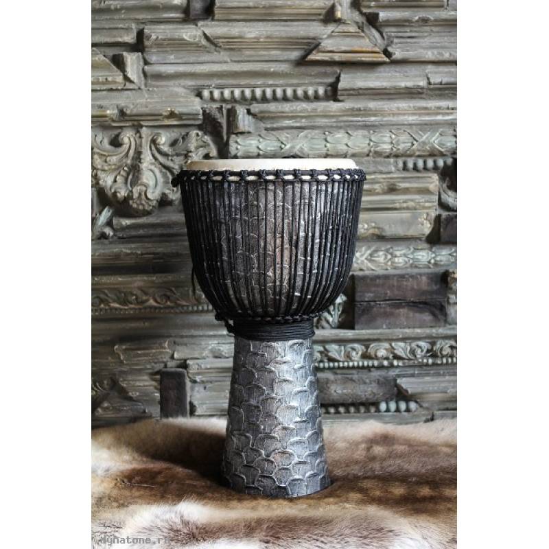 Фото YUKA DJWPRO012-24 Dragon - Джембе с верёвочной настройкой Юка