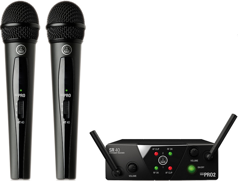 Фото AKG WMS40 Mini2 Vocal Set US25AC (537.5/539.3)