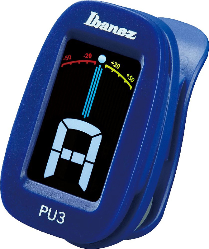 Фото Гитарный хроматический тюнер IBANEZ PU3-BL CLIP TUNER