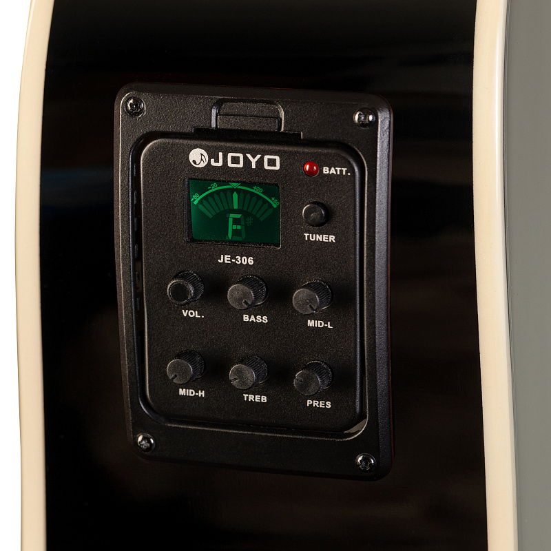 Фото Электроакустическая гитара ROCKDALE Aurora D6 C BK E Gloss