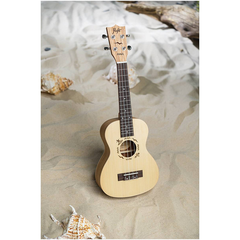 Фото FLIGHT DUC525 SP/ZEB - Укулеле концерт Флайт