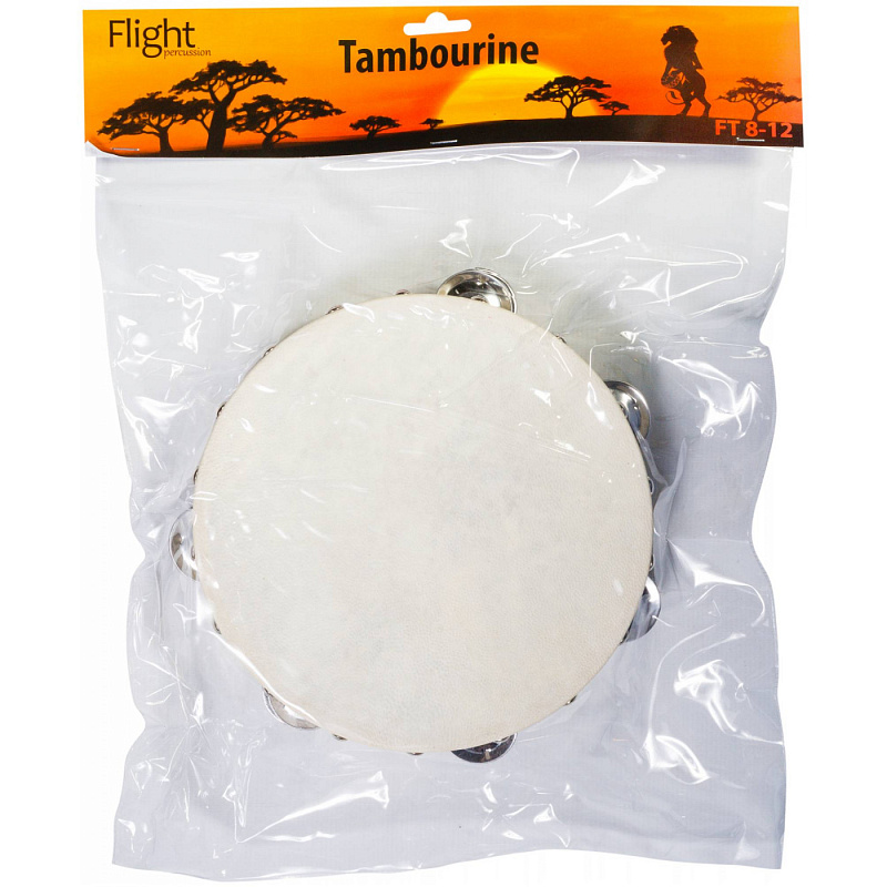 Фото FLIGHT FT 8-12 - Тамбурин с мембраной Флайт