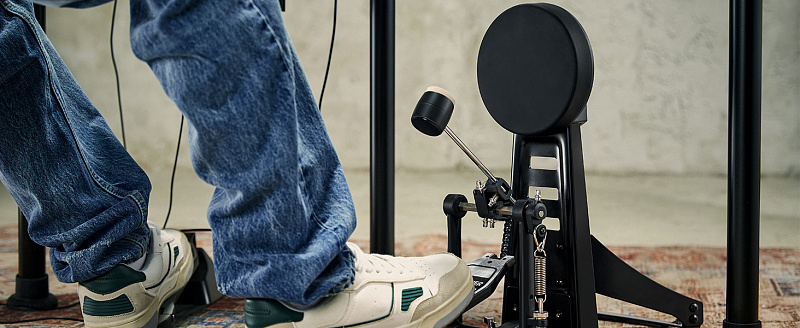 Фото Электронная ударная установка DONNER DED-200 Electric Drum Set  5 Drums 3 Cymbals