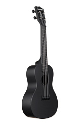 WATERMAN by KALA KA-CWB-BK Kala Waterman Black, Matte, Concert Ukulele w/Bag