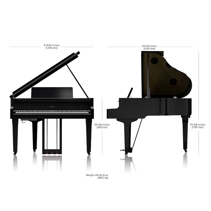 Фото Цифровой рояль-дисклавир Roland GP 9M PE  