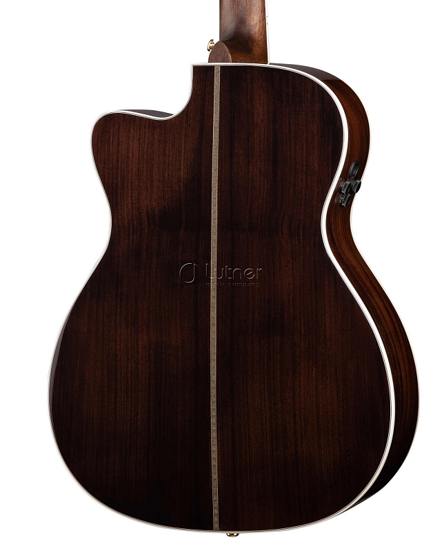Фото Gold-OC8-WCASE-NAT Gold Series Электро-акустическая гитара, с вырезом, с чехлом, Cort