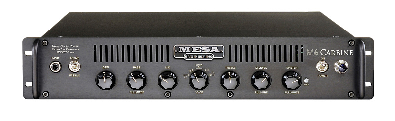Фото MESA BOOGIE M6 CARBINE BASS AMPLIFIER 600W 2 RACK гибридный усилитель для бас-гитары