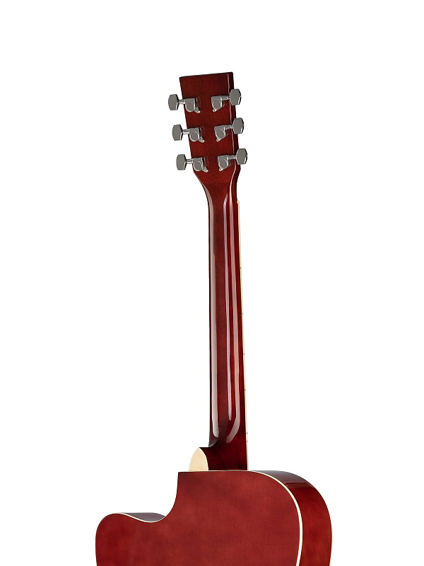 Фото Акустическая гитара, с вырезом, цвет натуральный, Caraya F641-N