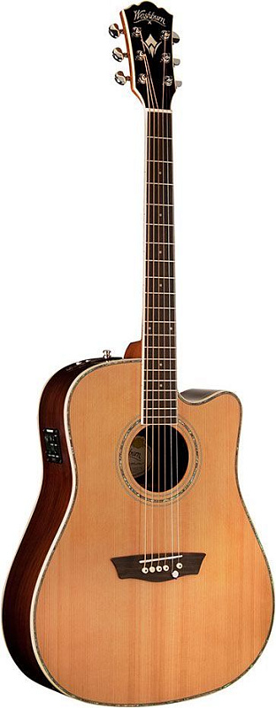 Фото Электроакустическая гитара Washburn WDFLB26SCE