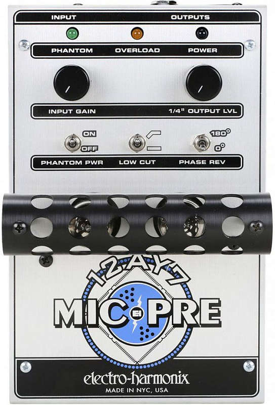 Фото Electro-Harmonix 12AY7 Mic Pre-Amp  ламповый микрофонный предусилитель