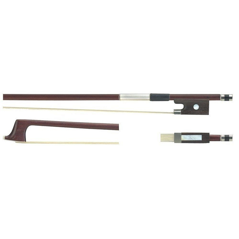 Фото Смычок скрипичный GEWA Violin Bow Brazil Wood Student 1/8, восьмигранная трость