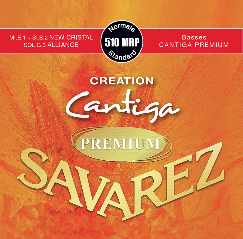 Фото Струны для классической гитары SAVAREZ CREATION CANTIGA PREMIUM 510 MRP (29-33-33-30-34-43)