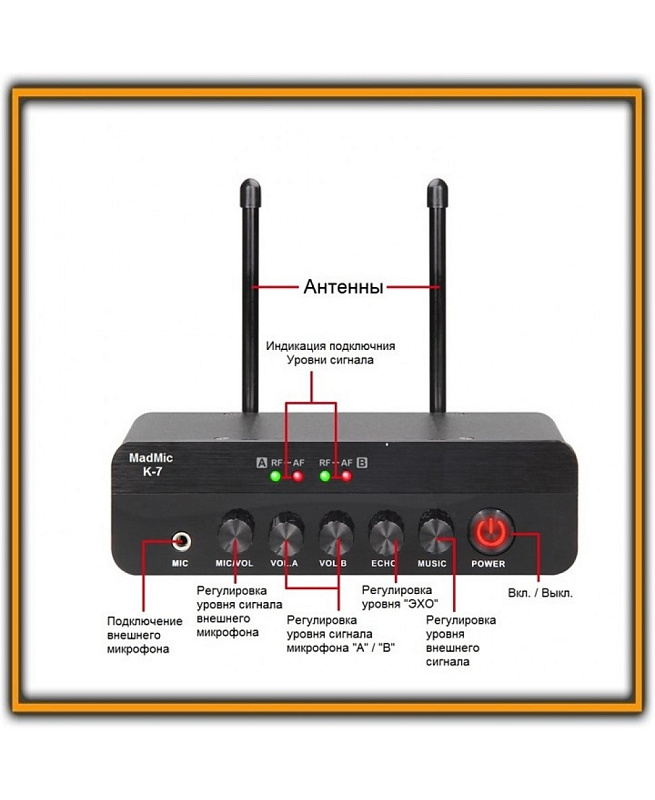 Фото Радиосистема MadMic K-7