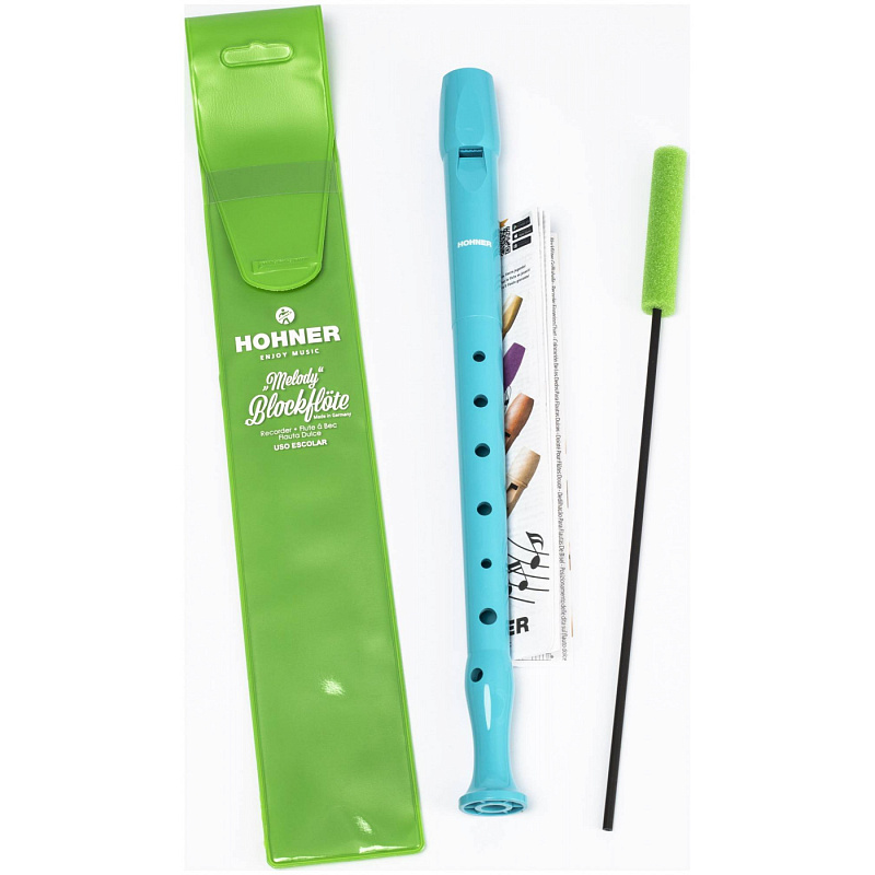 Фото HOHNER B95084 LB - Блокфлейта сопрано немецкая система Хонер
