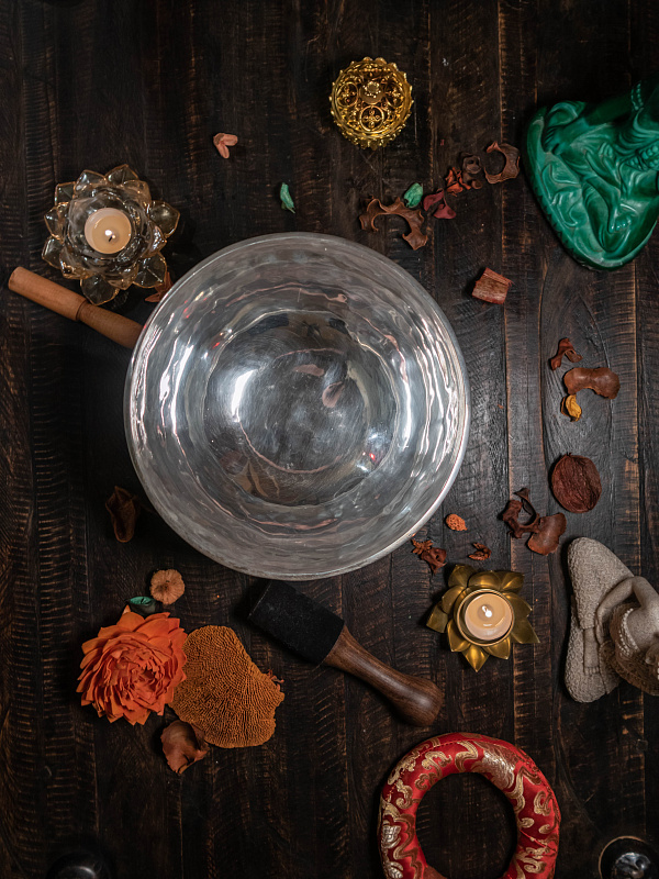 Фото Поющая чаша кованая  Sun/Moon SB-SUN 1,66