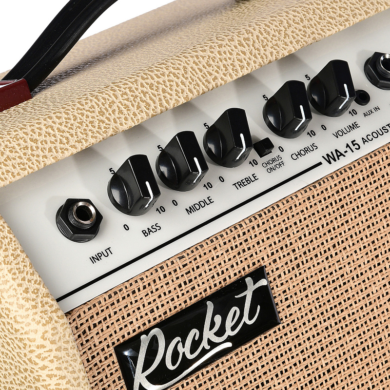 Фото Комбоусилитель для акустических гитар ROCKET WA-15 MP3
