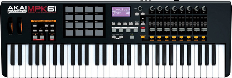 Фото MIDI клавиатура AKAI PRO MPK61