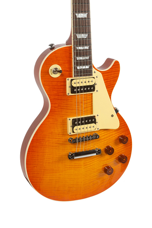 Фото Электрогитара AIERSI LP-24 Sweet Honey Burst
