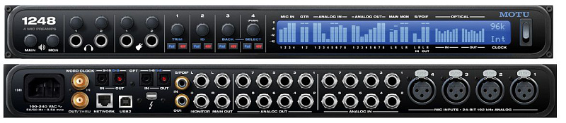 Фото MOTU 1248 Многоканальная система записи