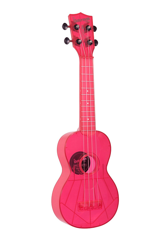 Фото WATERMAN by KALA KA-SWF-PK Waterman Fluorescent Pink, Soprano Ukulele